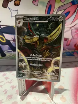 Pokemon Kingambit TCG SVP 130 Black Star Promo Card Near Mint Condition - Image 1