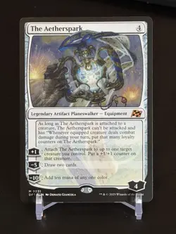 MTG Magic the Gathering Aetherdrift The Aetherspark 231 Mythic - Image 1