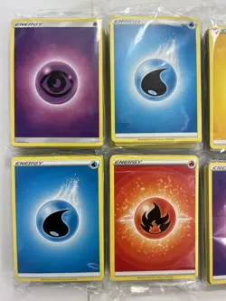 Pokemon TCG Basic Energy Lot - 7 Sealed ETB Packs (45 Each) Sword & Shield - Image 2