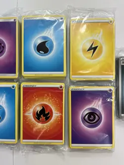 Pokemon TCG Basic Energy Lot - 7 Sealed ETB Packs (45 Each) Sword & Shield - Image 4