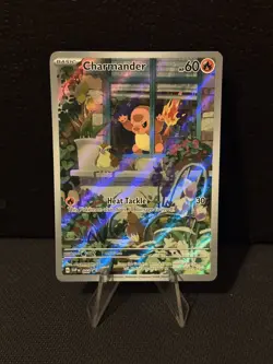 Pokemon Charmander SVP044 Illustration Rare ETB Promo Obsidian Flames - Image 1