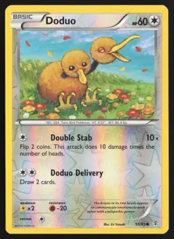 Doduo 55/83 Reverse Holo Generations Pokemon Near Mint - Image 1