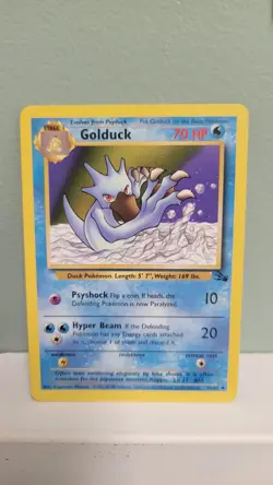 Pokemon TCG Psyduck & Golduck Fossil Edition Unlimited NM - Image 3
