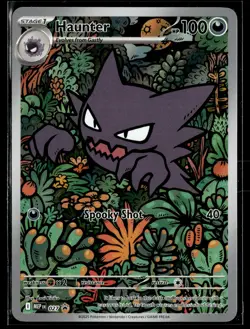 Haunter 027 Mega Evolutions Illustration Rare Promo Pokemon - Image 1