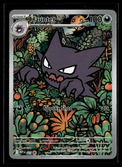 Haunter 027 Mega Evolutions Illustration Rare Promo Pokemon - Image 1