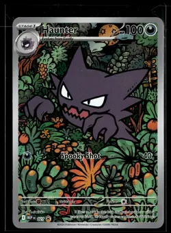 Haunter 027 Mega Evolutions Illustration Rare Promo Pokemon - Image 1
