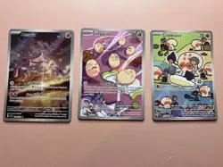 Pokemon TCG Lot of 3 Cards - Surging Sparks IRs - Image 1
