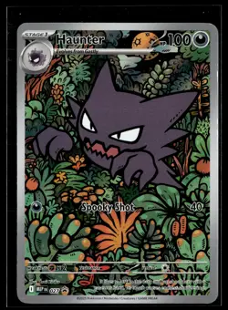 Haunter 027 Mega Evolutions Illustration Rare Promo Pokemon - Image 1