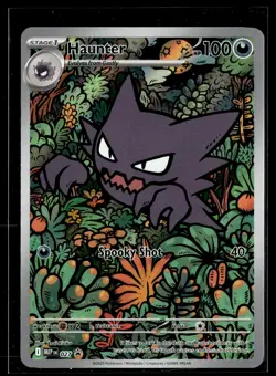 Haunter 027 Mega Evolutions Illustration Rare Promo Pokemon - Image 1