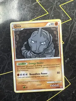 Pokemon Unleashed Card Common Onix 56/95 - Image 1