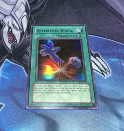 Premature Burial LP/MP Ultra Rare Unlimited OG Print PSV-037 Yugioh! - Image 1