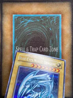 Yugioh Blue-Eyes White Dragon DDS-001 Parallel Secret Rare Promo LP - Image 3