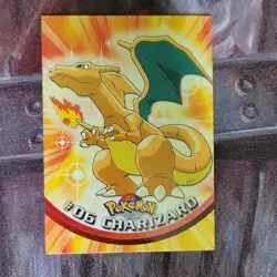 Topps Pokemon Charizard Card #06 TV Animation Edition English Fire Regular - Image 1