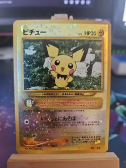 Pokemon Pichu TCG Neo No.172 Rare Japanese Holo Card VLP Condition Reverse Holo - Image 1