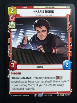 Karis Nemik 148/264 - Star Wars Unlimited Card #AA - Image 1