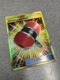 Pokemon Card - Crushing Hammer - 166/156 - 2018 - LP! - Image 1