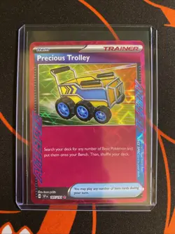 Pokemon TCG Precious Trolley Trainer Card 185/191 Surging Sparks NM - Image 3