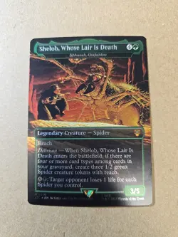 MTG: LOTR: Shelob, Whose Lair is Death - Ishkanah, Grafwidow Foil 0516 Mythic - Image 1
