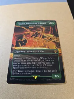 MTG: LOTR: Shelob, Whose Lair is Death - Ishkanah, Grafwidow Foil 0516 Mythic - Image 4