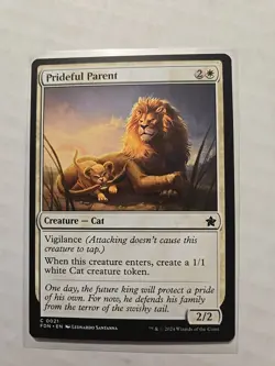 Prideful Parent - Foundations - LP - Common - Creature - MTG Magic - Image 1