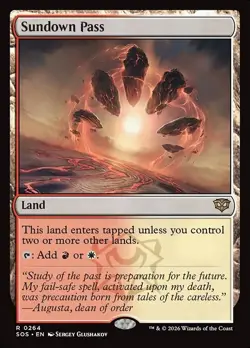 MTG Sundown Pass [SOS] FOIL #264 - Image 1