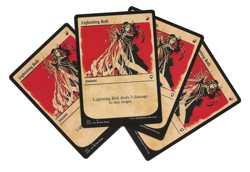 4 LIGHTNING BOLT Commander CLB English MTG Baldur's Gate Magic D&D - Image 1