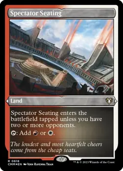 Spectator Seating (ETCHED) FOIL Commander Masters NM Etched (510837) - Image 1