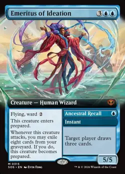 Emeritus of Ideation (Extended Art) Secrets of Strixhaven #0315 FOIL - Image 1
