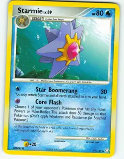 Starmie - 71/146 Legends Awakened - Pokemon TCG - 2008 - Image 1