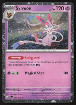 Sylveon 040/131 Cosmos Holo Rare Cards & Products Pokemon Near Mint - Image 1
