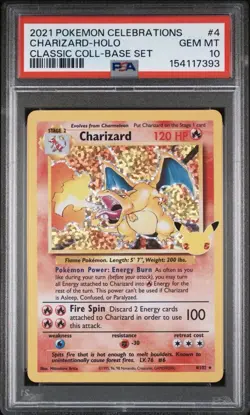 PSA 10 Pokemon Celebrations Holo Lot Charizard Umbreon Blastoise Venusaur - Image 1