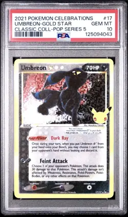 PSA 10 Pokemon Celebrations Holo Lot Charizard Umbreon Blastoise Venusaur - Image 2