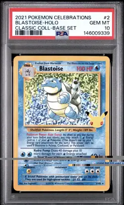 PSA 10 Pokemon Celebrations Holo Lot Charizard Umbreon Blastoise Venusaur - Image 3