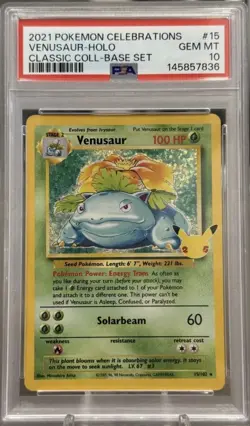 PSA 10 Pokemon Celebrations Holo Lot Charizard Umbreon Blastoise Venusaur - Image 4
