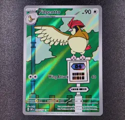 Pidgeotto 208/197 SV: Obsidian Flames Illustration Rare Pokemon TCG NM/M - Image 1