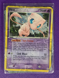 Pokemon TCG Legend Maker Mew 10/92 HP DAMAGED 2006 - Image 1