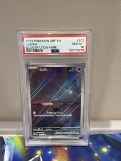 Pokemon TCG - Cleffa 202/197 - Obsidian Flames - Illustration Rare - PSA 10 - Image 1