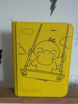 Vault X - 4 Pocket eXo-Tec Zip Binder - Yellow Pokemon Psyduck - Image 1