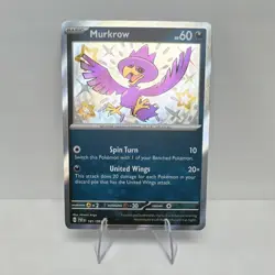Murkrow - 181/091 - Pokemon TCG: Paldean Fates - Baby Shiny - NM - Image 1