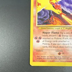 Pokemon TCG Moltres Wotc Promo Regular 21/53 70 HP 2000 - Image 5