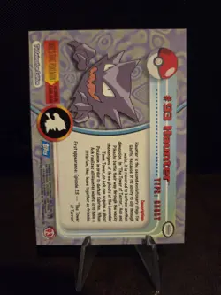 Pokemon Haunter #93 Topps TV Animation Series 2 Blue Logo 🌟🌟🌟 - Image 5