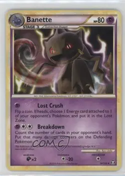 Banette Pokemon HeartGold & SoulSilver Triumphant #14 2010 - Image 1