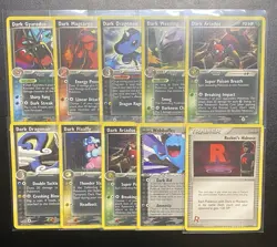 Pokemon Ex Team Rocket Returns Non Holo Lot 50 Cards All MINT + 7 Empty Wrappers - Image 3