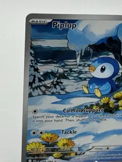 Pokemon TCG Piplup 098/094 Me02 Phantasmal Flames Holo 70 HP EN (Little ding) - Image 2