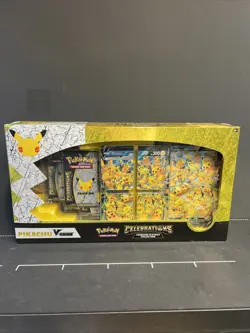 Pokemon Celebrations 25th Anniversary Pikachu V-union Premium Playmat Collection - Image 1