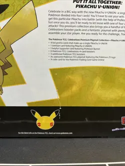 Pokemon Celebrations 25th Anniversary Pikachu V-union Premium Playmat Collection - Image 3