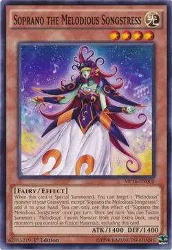 Yugioh! LP Soprano the Melodious Songstress - MP16-EN009 - Common - 1st Edition - Image 1