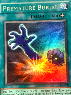 yugioh Premature Burial PSV-037 Unlimited Edition Ultra Rare played nice - Image 4