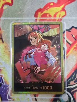 Nami DON! Gold AA One Piece TCG Heroines Edition English - Image 1