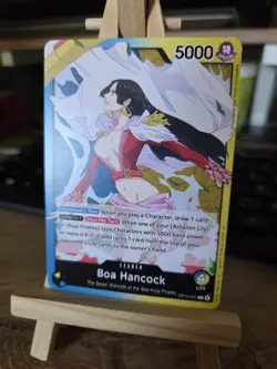 One Piece Card Game - Boa Hancock OP14-041 Leader The Azure Sea’s Seven English - Image 1